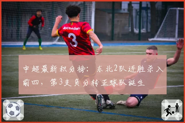 中超最新积分榜:东北2队连胜杀入前四,第3支负分转正球队诞生