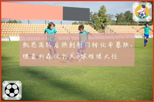 凯恩离队后热刺射门转化率暴跌，理查利森仅打入3球难堪大任